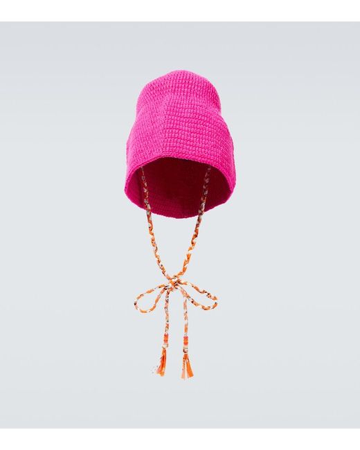 Alanui Pink Beach Break Bucket Hat for men
