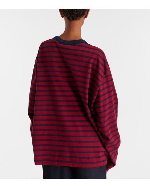 Prada Multicolor Long-Sleeved Striped T-Shirt