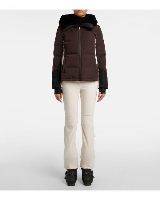 Yves Salomon Brown 64Cm Down-Filled Jacket