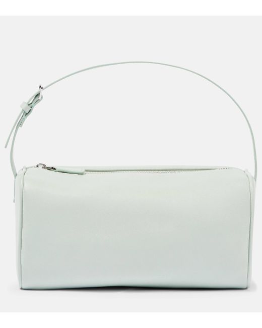 The Row 90S Small Leather Shoulder Bag in White Lyst UK