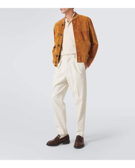 Loro Piana Natural Ice Wish Cotton Polo Shirt for men