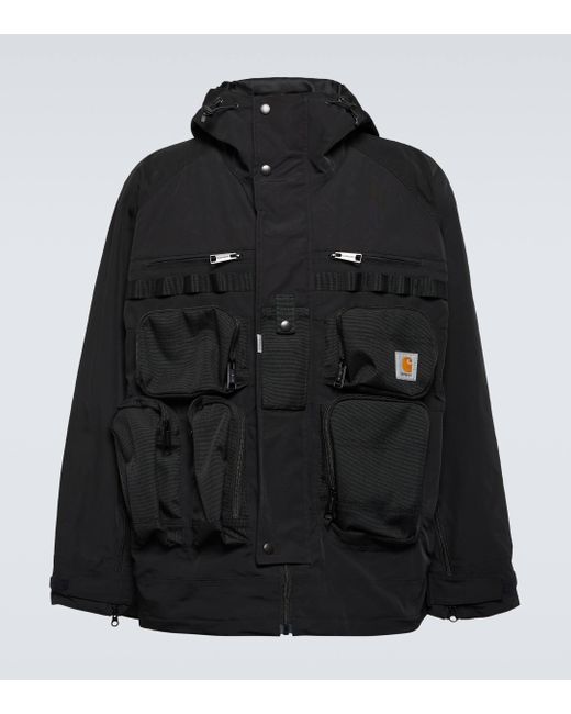Junya Watanabe Black X Carhartt Technical Jacket for men