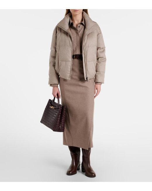 Max Mara Natural The Cube Destino Cashmere Down Jacket