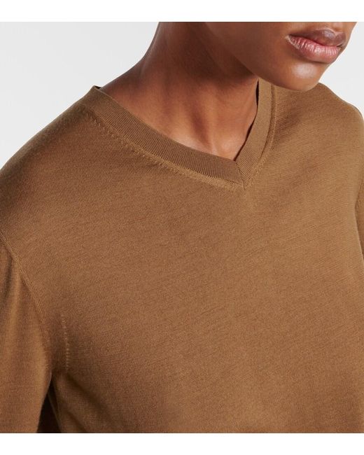 Khaite Brown Senta Wool Sweater
