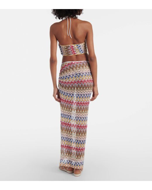 Missoni Multicolor Zig Zag Lame Top