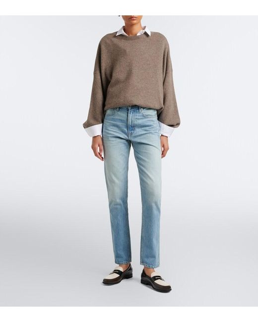 SLVRLAKE Denim Blue Virginia Slim Jeans