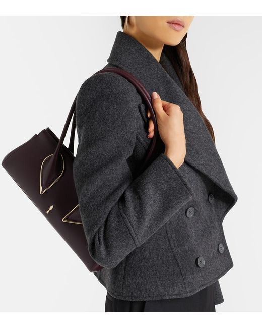 Christian Louboutin Black Venus Small Leather Tote Bag