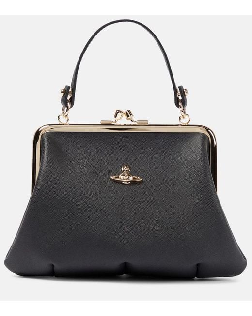 Borsa Granny Small in similpelle di Vivienne Westwood in Black