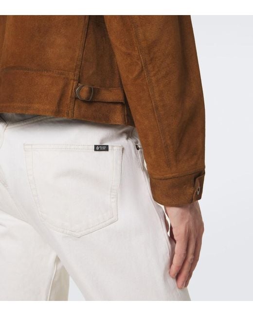 RRL Brown Alston Suede Jacket for men