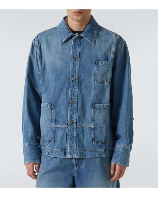 Plan C Blue Denim Jacket for men