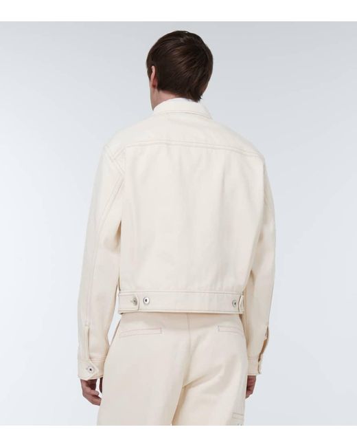 Prada Natural Zip-Up Blouson Jacket for men