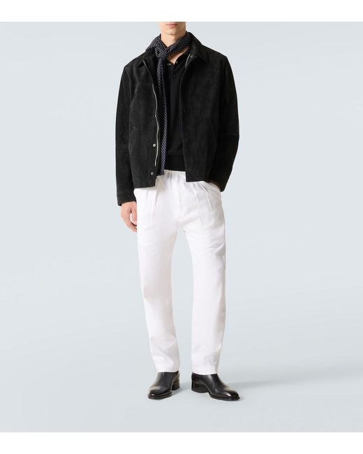 Polo De Algodon Tom Ford de hombre de color Black
