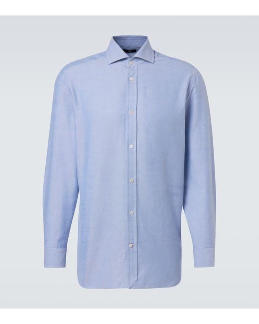 Camicia di Dunhill in Blue da Uomo