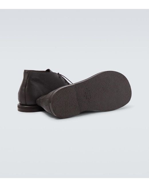 Studio Nicholson Black Woodrow Leather Desert Boots for men