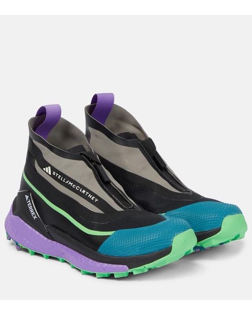 Adidas By Stella McCartney Blue X Terrex Free Hiker High-Top Sneakers