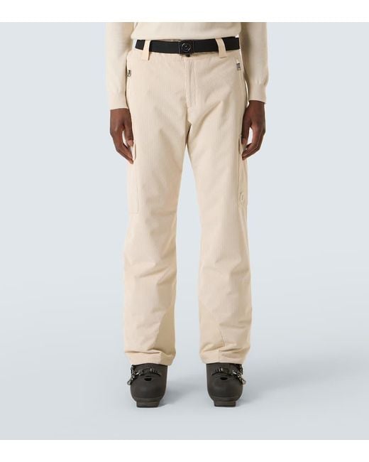 Pantalones De Esqui Acanalados Corbin Con Cinturon Bogner de hombre de color Natural