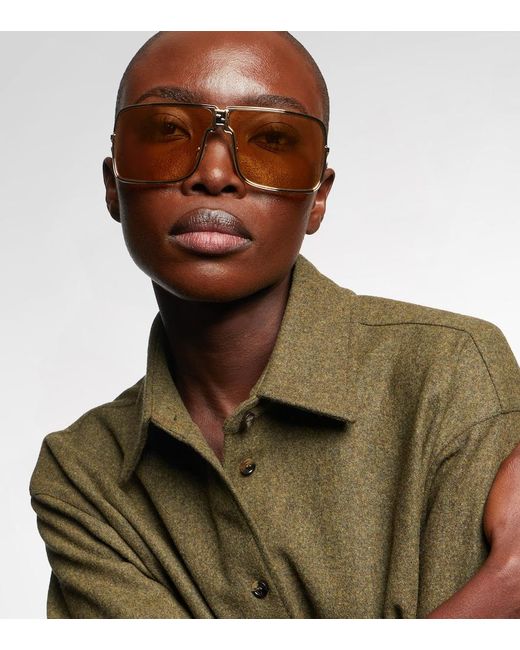 Fendi Natural Ness Aviator Sunglasses