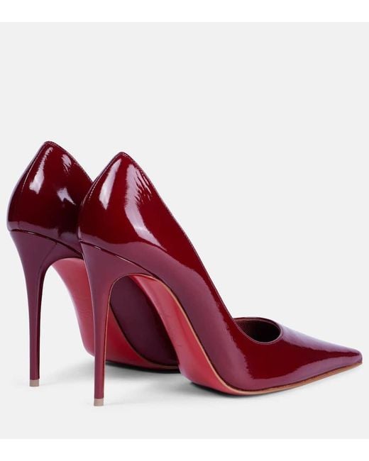 Christian Louboutin Red Kate Max Patent Leather Pumps