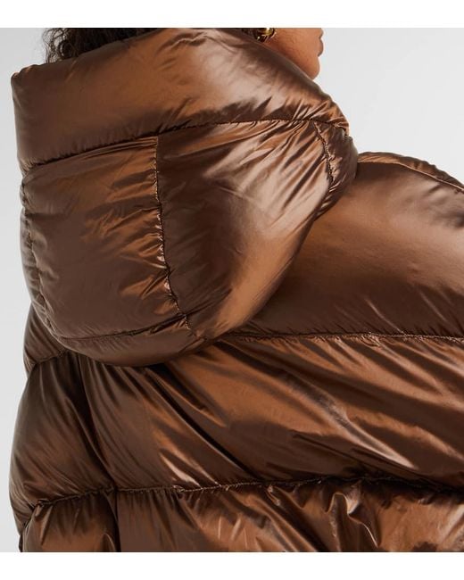 Max Mara Brown The Cube Daunenjacke Spaceca