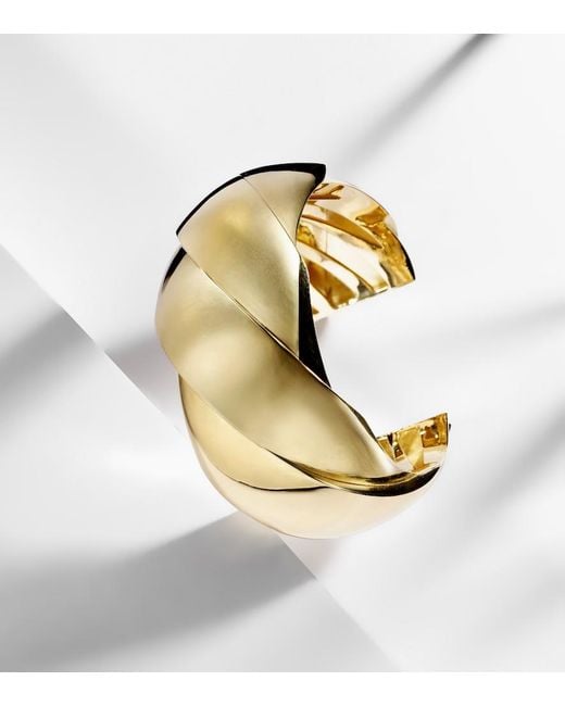 Ileana Makri Metallic Blaze 18Kt Cuff Bracelet