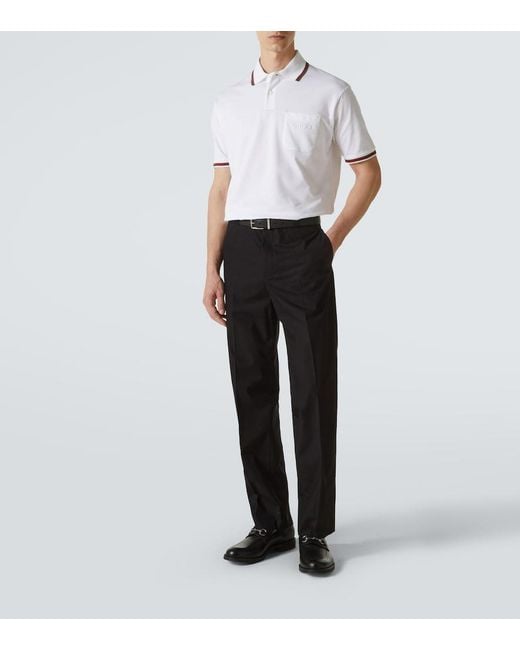 Gucci White Polo Shirt for men