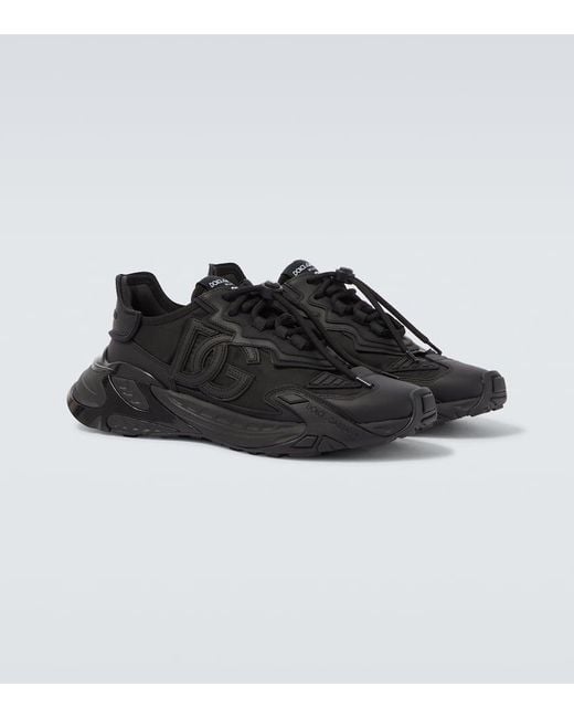 Dolce & Gabbana Black Fabric Sneaker for men