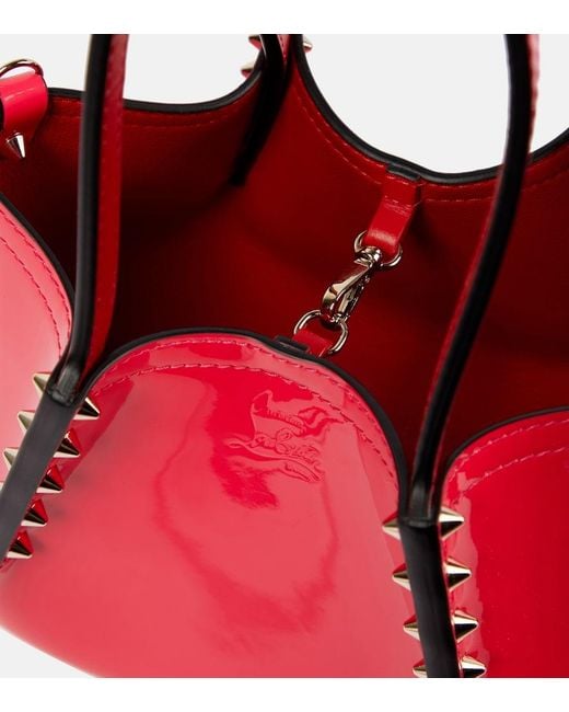 Christian Louboutin Multicolor Cabarock Mini Patent Leather Tote