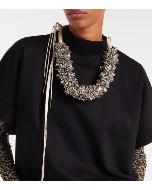 Collana di Dries Van Noten in Metallic