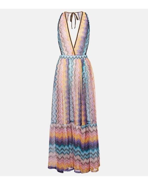 Missoni White Wave Beach Dress