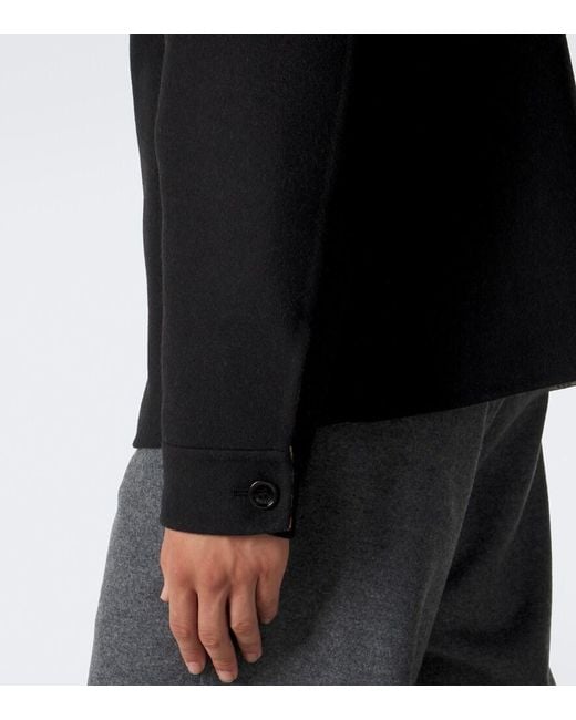 Burberry Black Wool Jacket for men