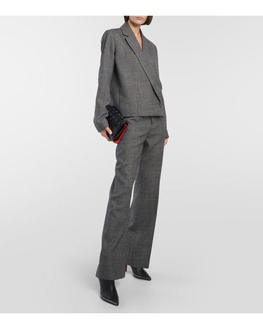 Christian Louboutin Black Ankle Boots Vidura Aus Leder