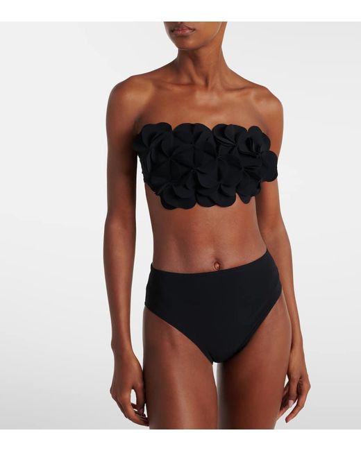 Slip Bikini Basics A Vita Alta di Karla Colletto in Black