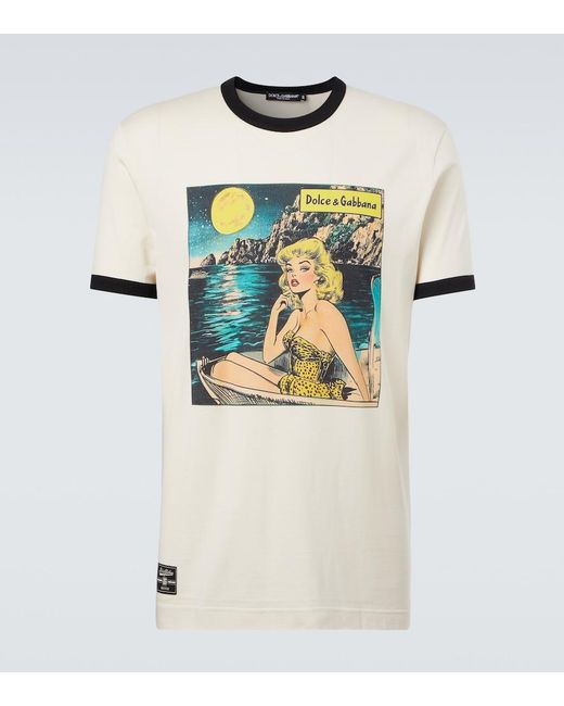 Dolce & Gabbana White T-Shirts for men