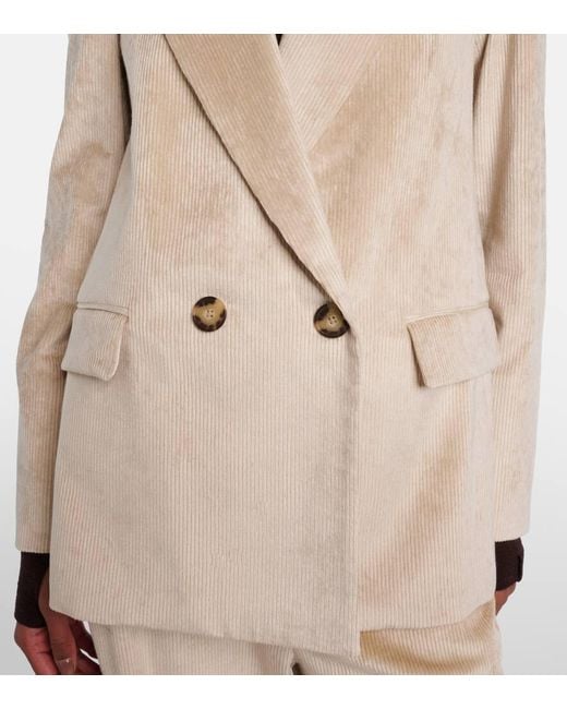 Blazer Sevyn En Velours Cotele Veronica Beard en coloris Natural