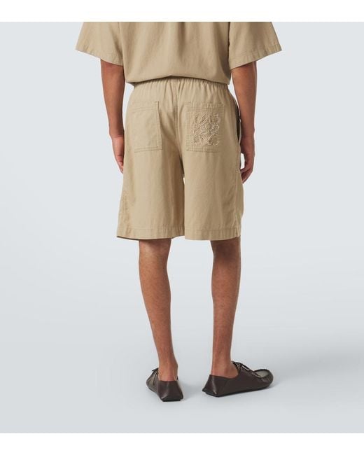 Loewe Natural Cotton Bermuda Shorts for men