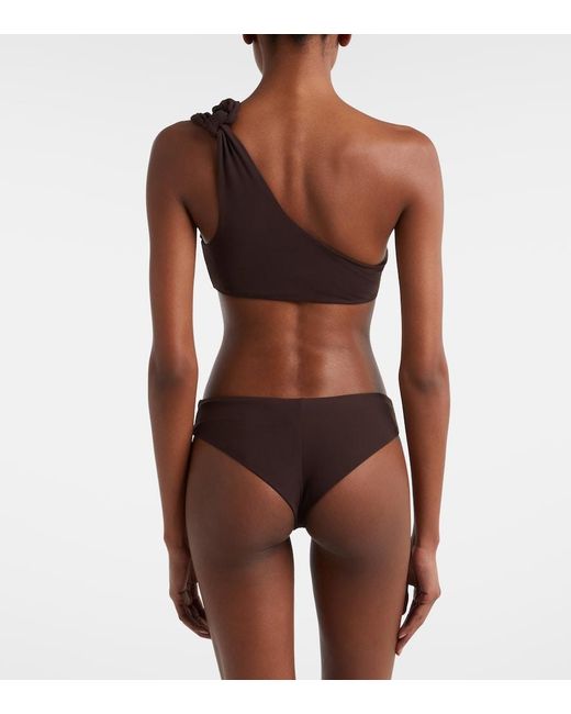 Brunello Cucinelli Brown Monili Bikini Top