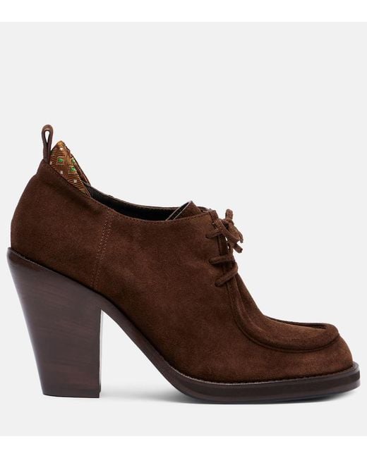 Etro Brown Suede Desert Boots