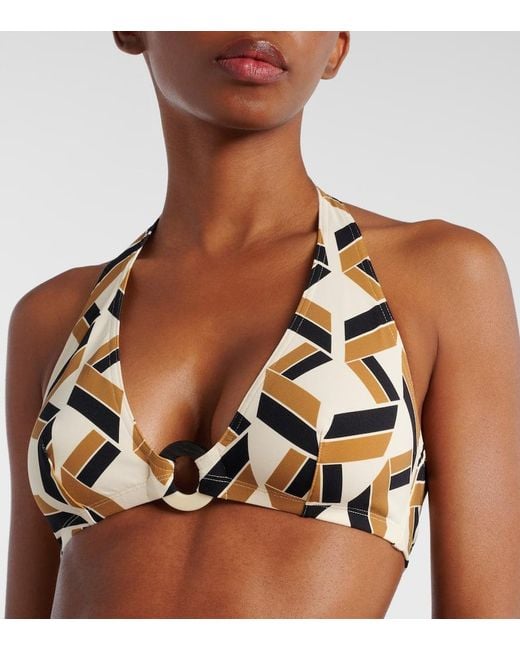 Eres Multicolor Bedrucktes Bikini-Oberteil Dimension