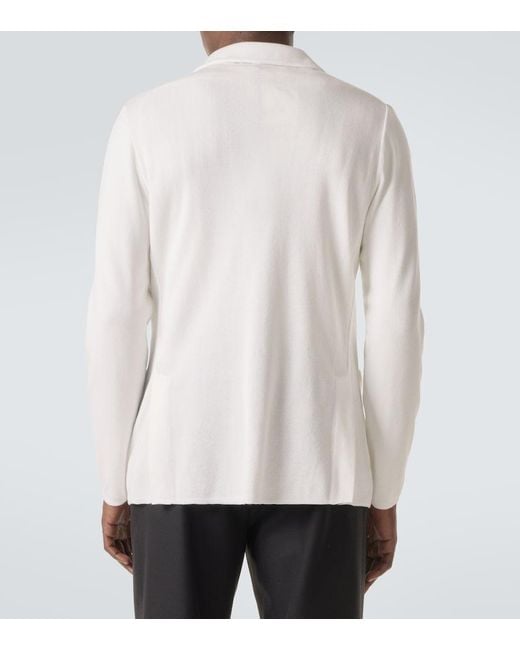 Blazer De Algodon Lardini de hombre de color White