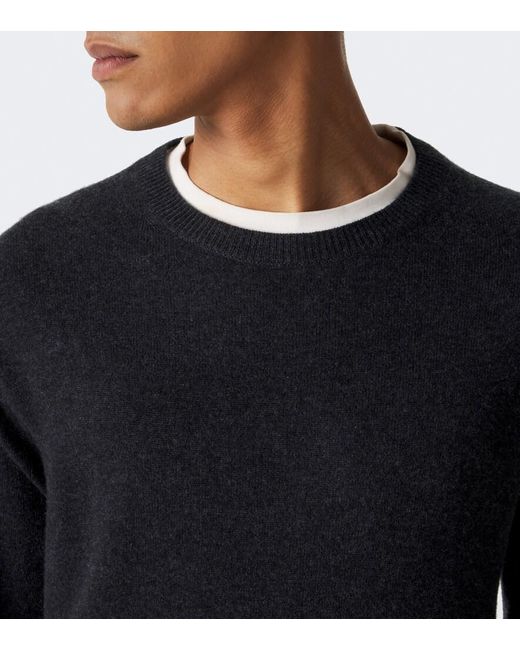 LeKasha Black Colmar Cashmere Sweater for men