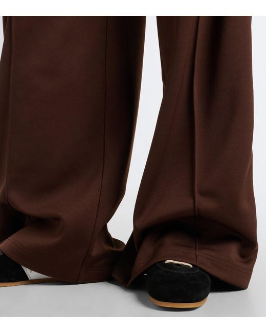 Moncler Brown Logo Jersey Sweatpants