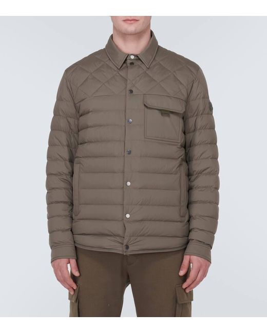 Moncler Green Iseran Quilted Down Jacket for men