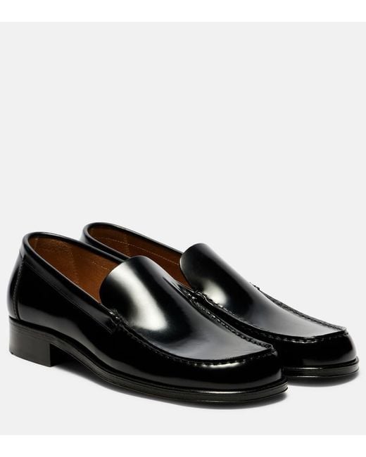Lemaire Black Loafers Kate Aus Leder