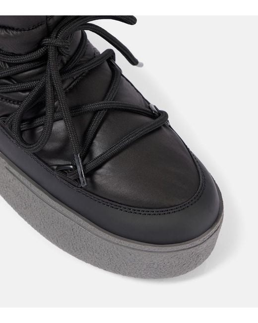 Moon Boot Black Ltrack Low Snow Boots