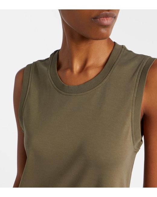 J.W. Anderson Green Cotton Jersey Minidress