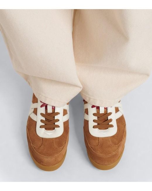 Veronica Beard Brown Nicoline Suede Mules