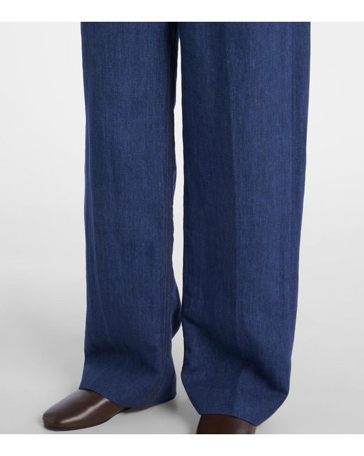 X Argent Jeans Anchos Ayla De Tiro Medio Citizens of Humanity de color Blue