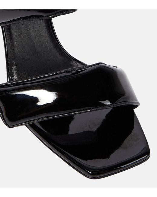 Gia Borghini Black X Pernille Teisbaek Perni 03 Leather Sandals