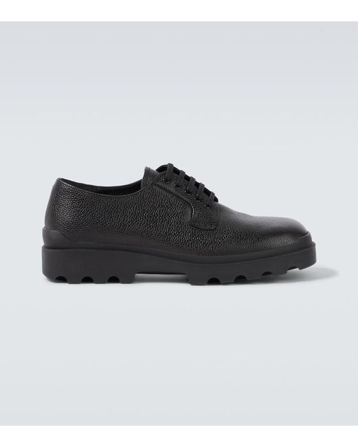 Prada Schnuerschuhe Aus Leder in Black für Herren