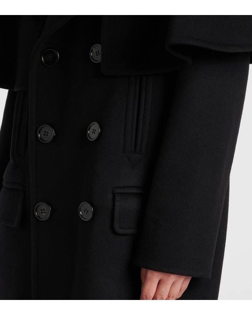 Cappotto Doppiopetto di Chloé in Black